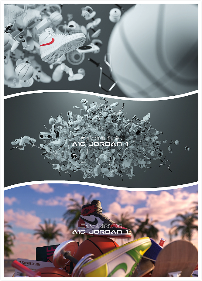 UNBANNED AJ 1 致敬经典（图ZMjY1NDk4NzU2） - 动画/影视 - 站酷设计师Dean_Y0609原创素材 - 站酷ZCOOL