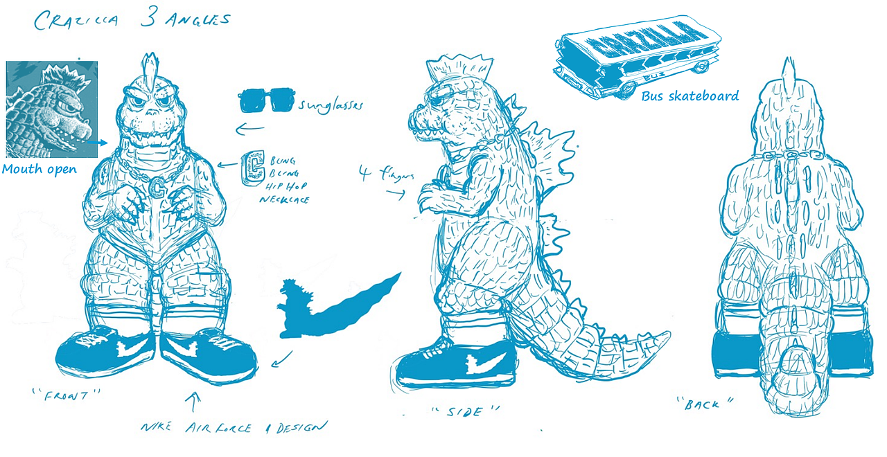 怪斯拉强袭（图ZMjQyMjU3ODY0） - 玩具 - 站酷设计师建模机器MK原创素材 - 站酷ZCOOL