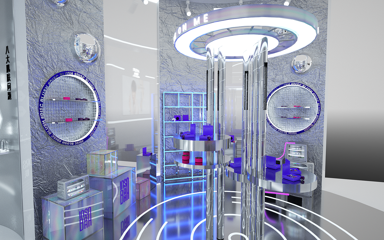 珀莱雅美博会（图ZMjc4MDgyOTky） - 展陈设计 - 站酷设计师小绿圆子的梦想原创素材 - 站酷ZCOOL