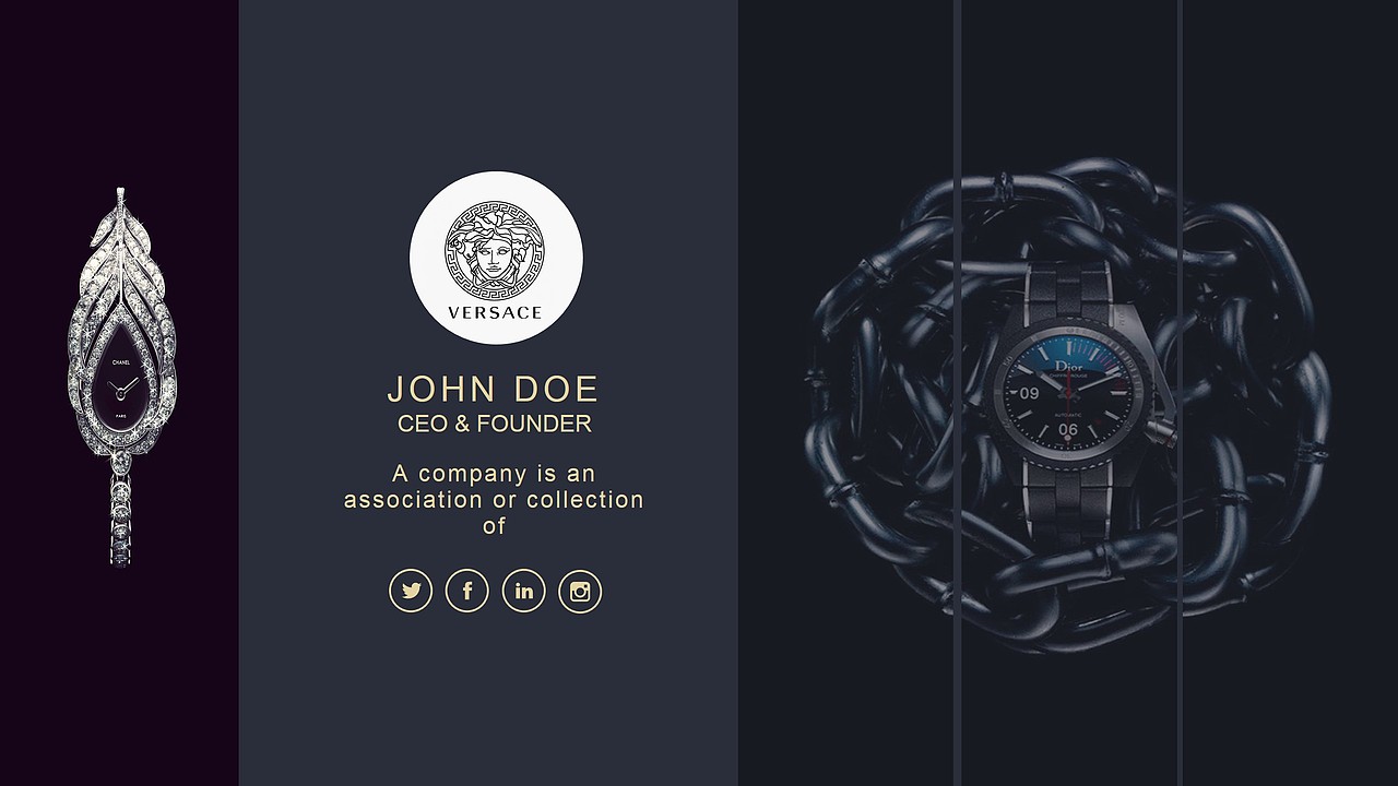 时尚高端奢饰品策划推广营销宣传PPT模版