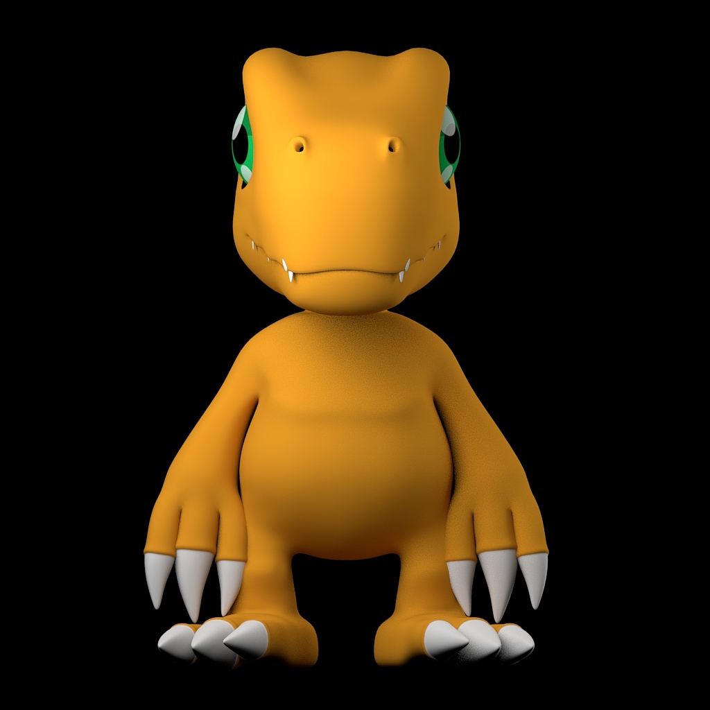 三维角色亚古兽