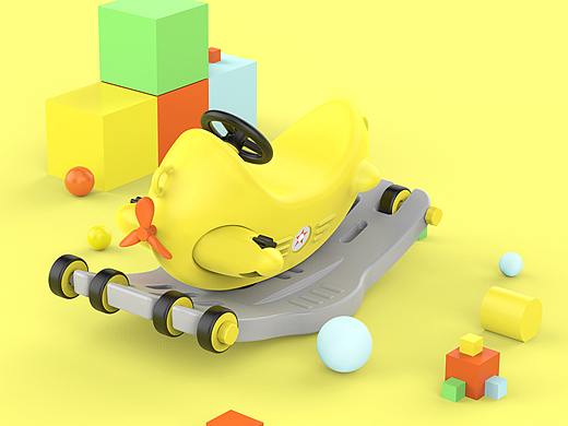 “小小飞行员”摇摇马设计