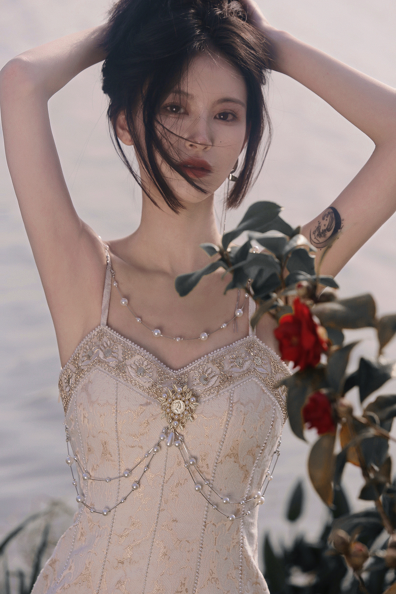 红山茶（图ZMzAxNzc2NDg0） - 人像摄影 - 站酷设计师月牙7原创素材 - 站酷ZCOOL