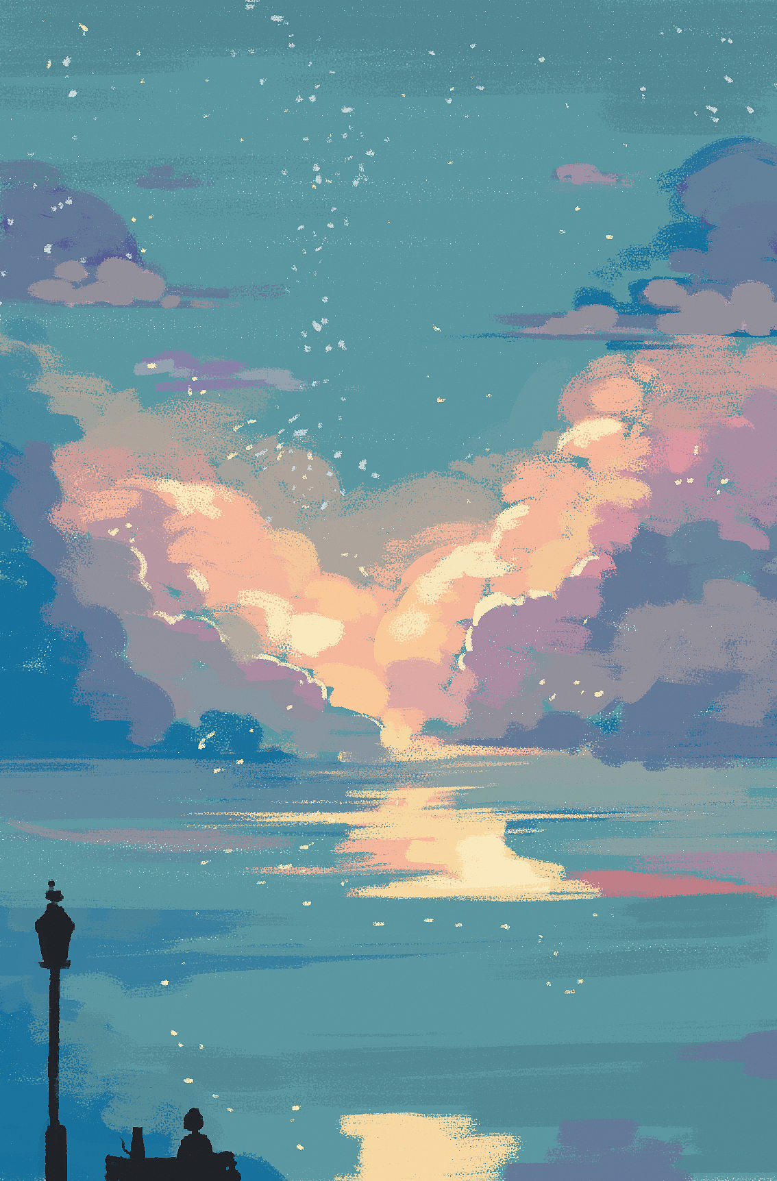 云上琉璃梦插画（图ZMTMyNTQ5OTI0） - 创作习作 - 站酷设计师三月临原创素材 - 站酷ZCOOL