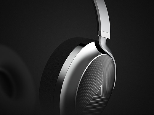 耳机|编织金属探索工业/产品-电子产品871093年前吹风机 | 材质 渲染