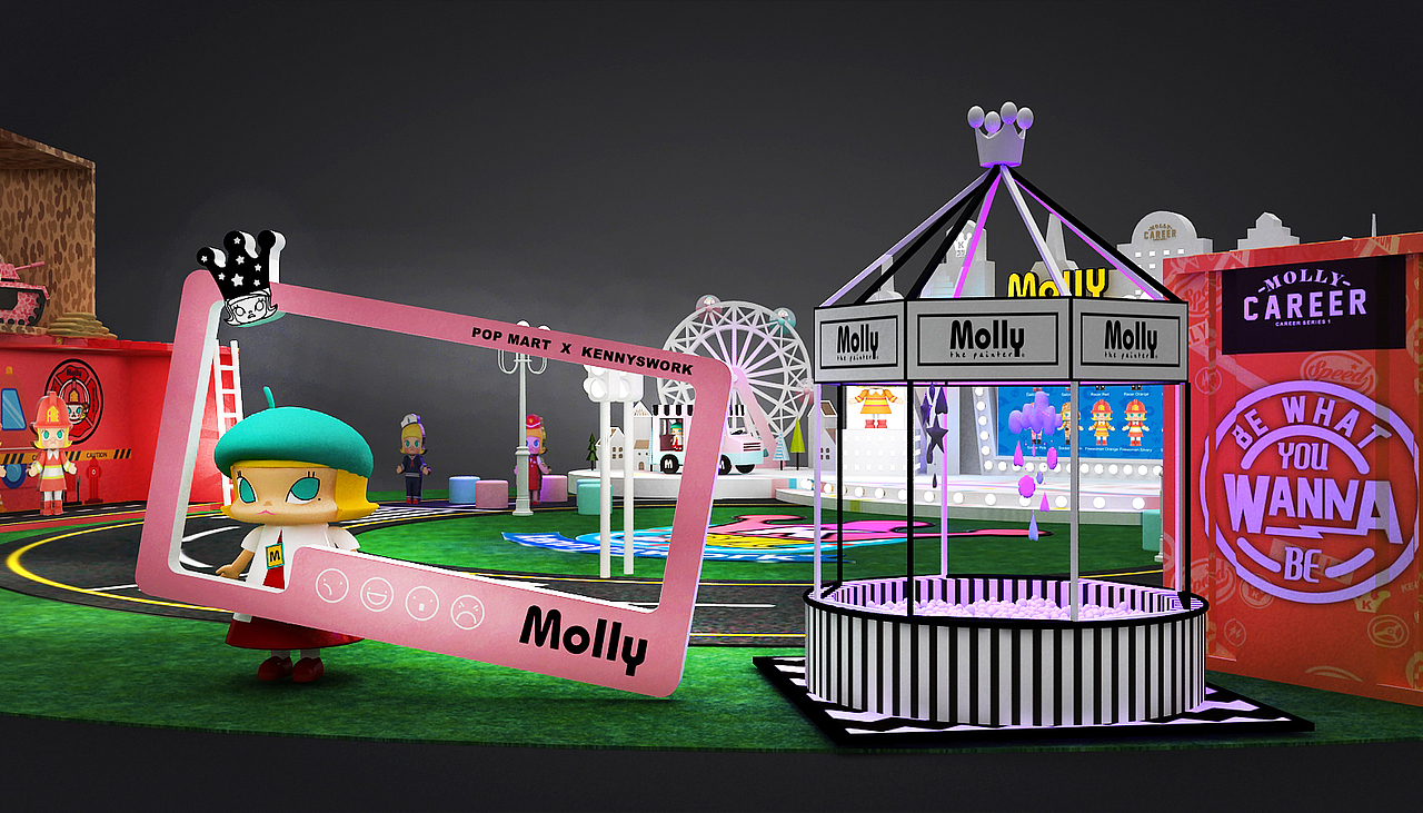 MOLLY商业美陈二（图ZMjEwMDM5MzIw） - 其他三维 - 站酷设计师林梢一抹绿如画原创素材 - 站酷ZCOOL