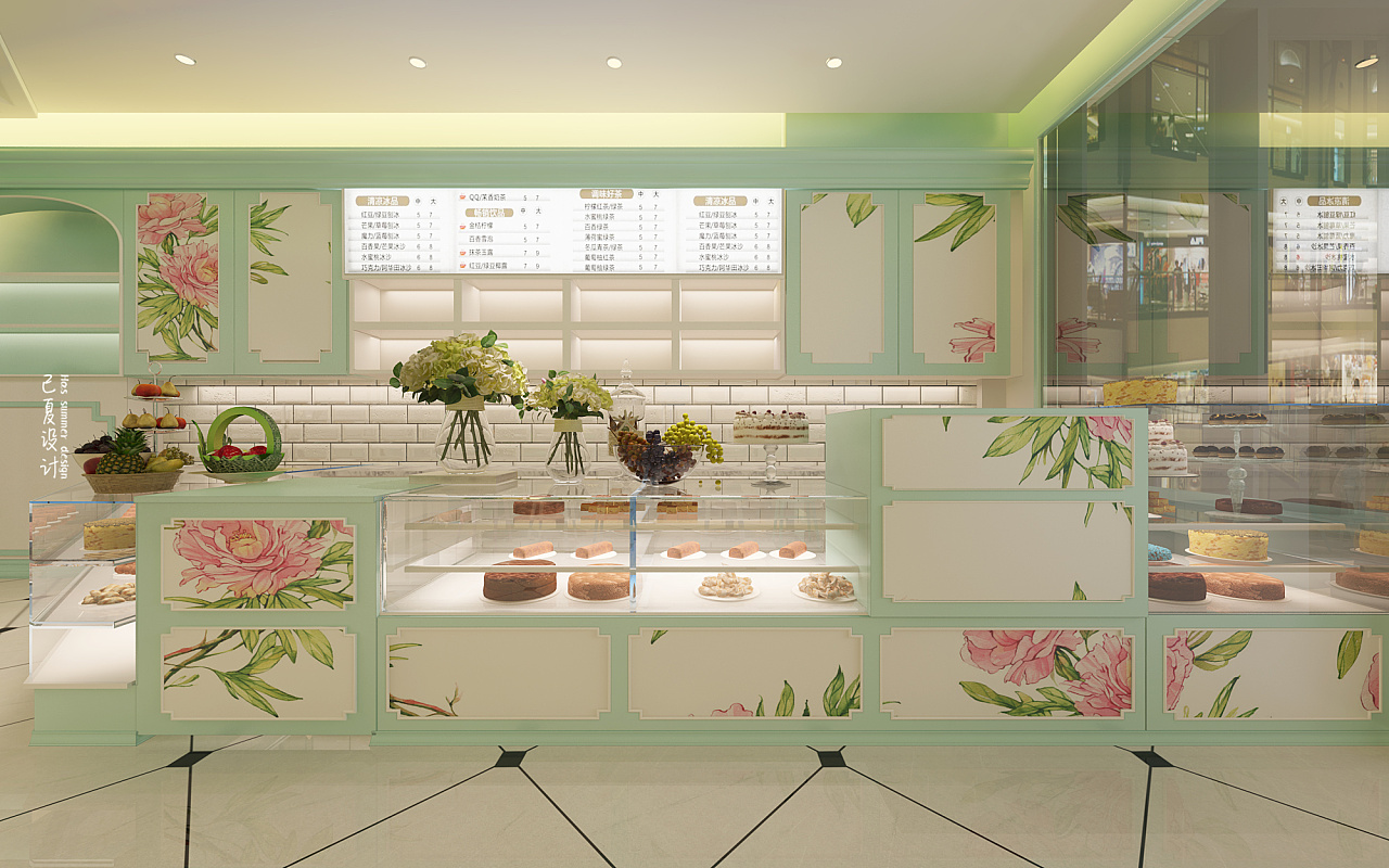 匠客空间 | 甜物《甜品蛋糕面包》洛阳店|空间|室内设计|匠客空间设计 - 原创作品 - 站酷 (ZCOOL)