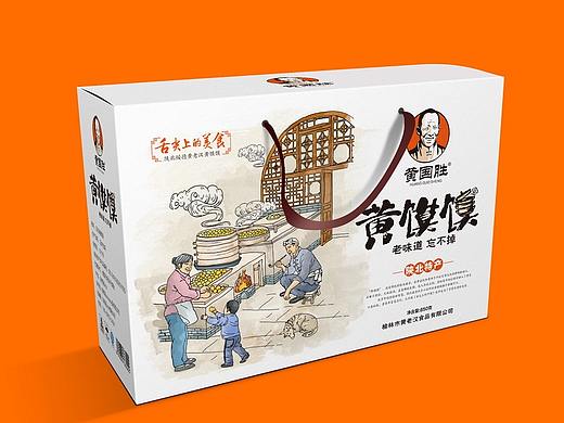 陕北绥德黄馍馍包装设计