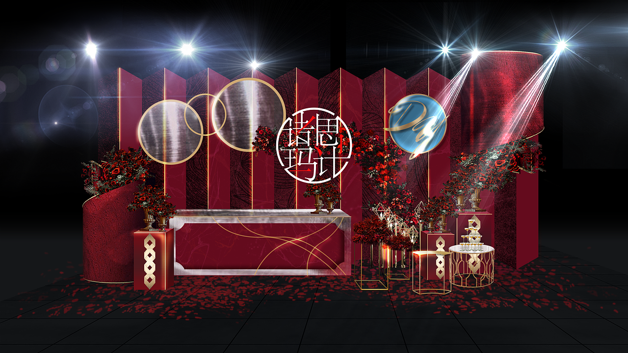 诸思玛计张艺扬婚礼设计作品