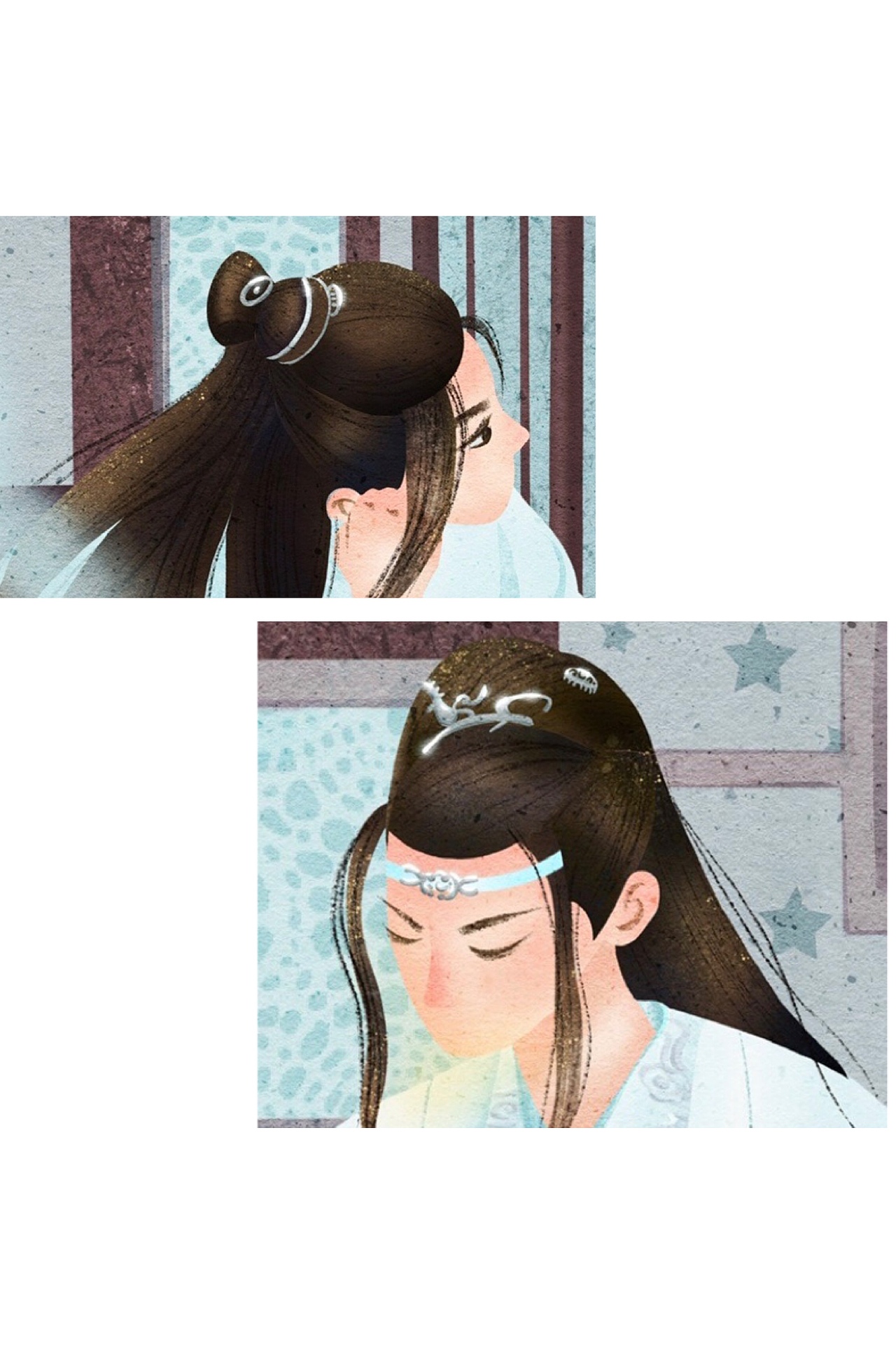 《陈情令》（图ZMTg2MDUwMTA4） - 创作习作 - 站酷设计师宋妍插画原创素材 - 站酷ZCOOL