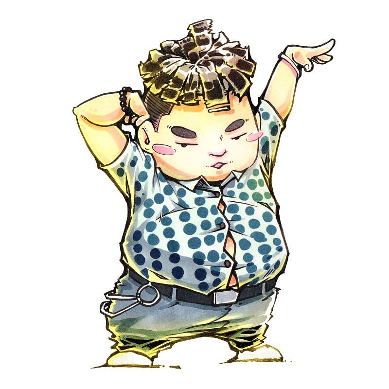 2019的夏天，这街2队长选手同人图，发上来纪念下（图ZMTkwOTY4NDI0） - 新锐潮流插画 - 站酷设计师闹闹君原创素材 - 站酷ZCOOL