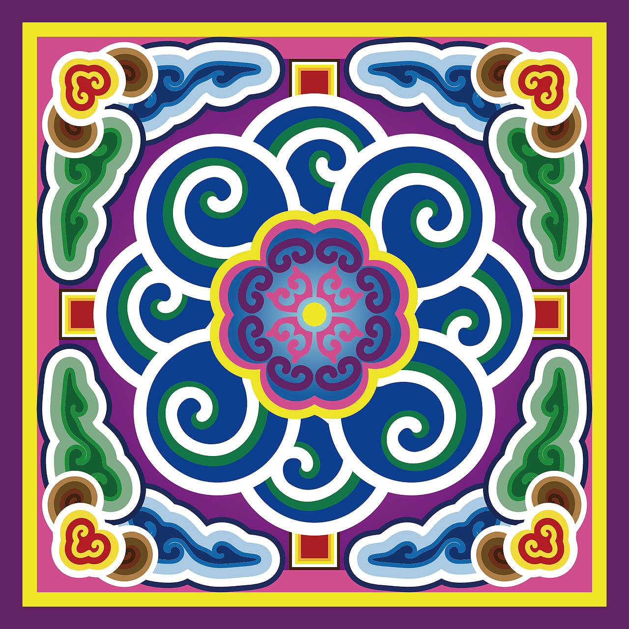 宋锦纹样设计（图ZMjA0MjIzMjg0） - 图案 - 站酷设计师CHAOMAO超猫原创素材 - 站酷ZCOOL