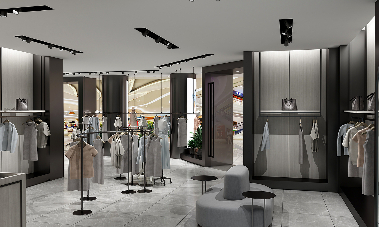 无锡惠山女装店空间设计