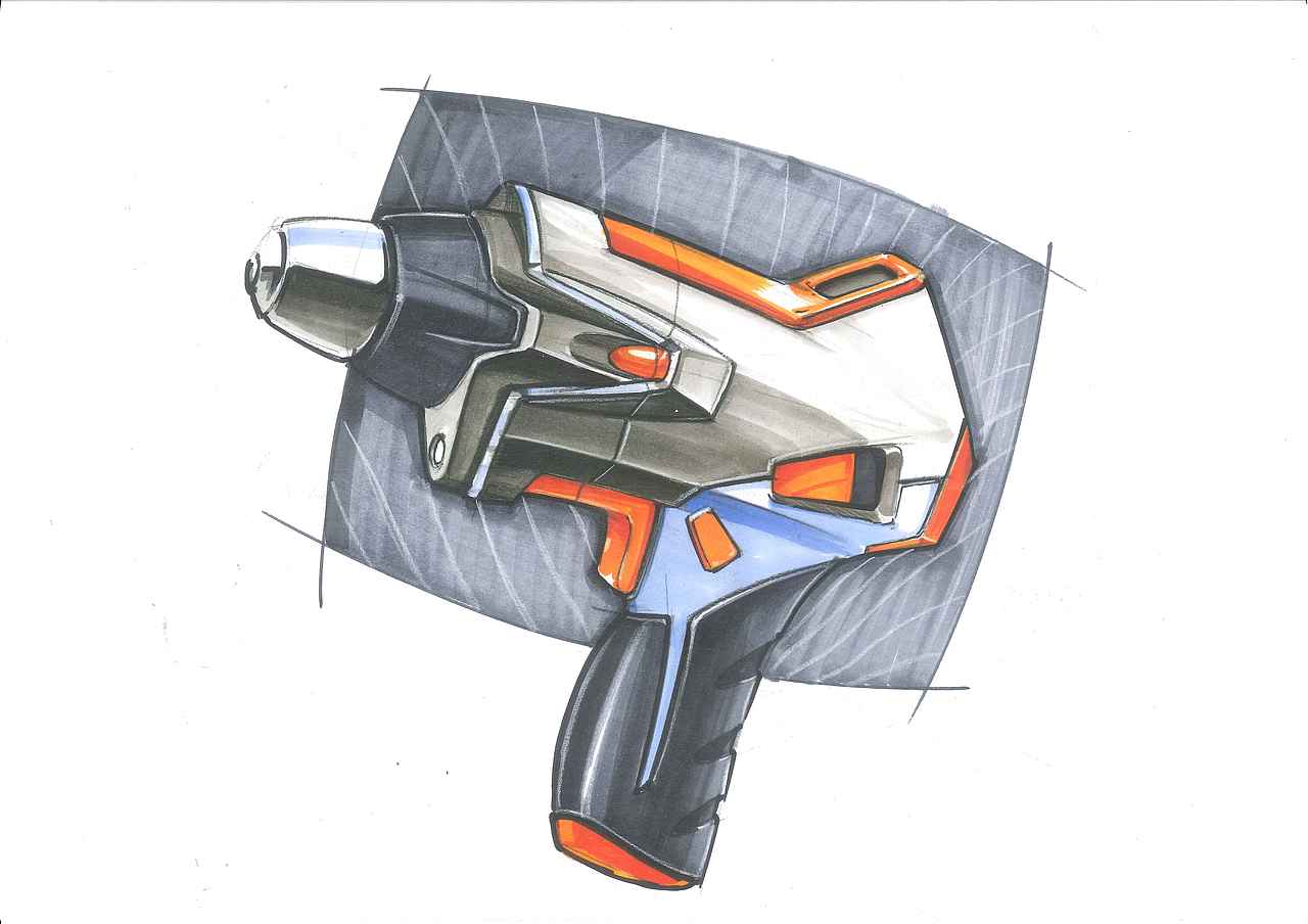 工业设计手绘之电子工具(这篇图多)