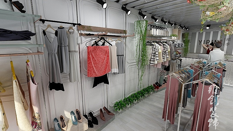 【服装店案例】维创装饰服装店装修案例