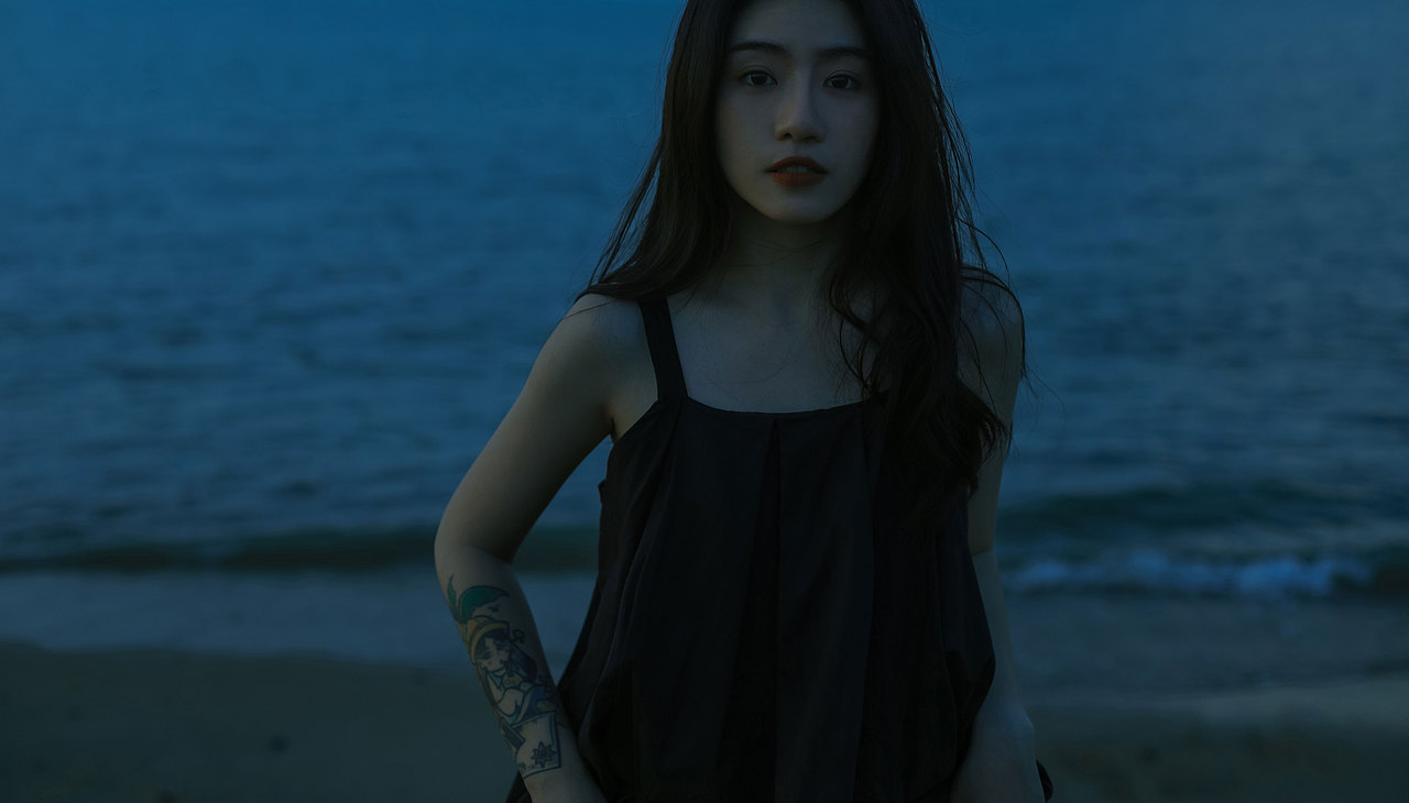 月亮不会奔你而来 但我会（图ZMjc5NjI2MzQ4） - 人像摄影 - 站酷设计师银儿漂漂原创素材 - 站酷ZCOOL