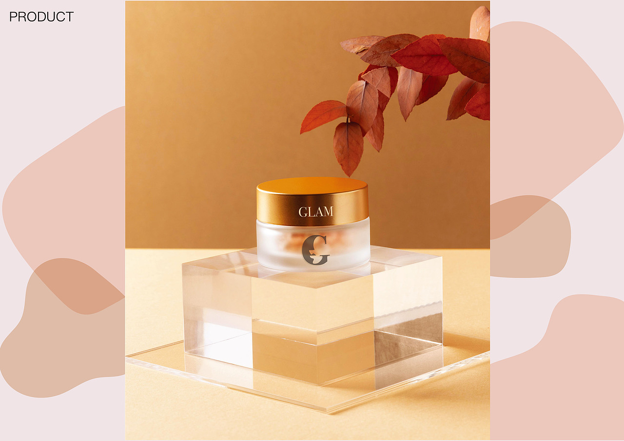 Glam独立化妆品品牌形象设计-Logo设计