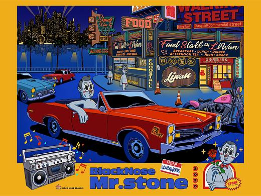 #Black nose# MR.STONE Ⅰ（個人主頁-ZNDc5OTIyOTY=） - 創(chuàng)作習作 - 站酷設計師L_JF原創(chuàng)素材 - 站酷ZCOOL