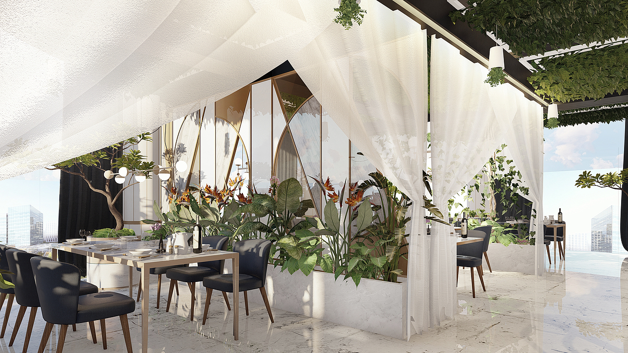 植物时尚酒店餐厅