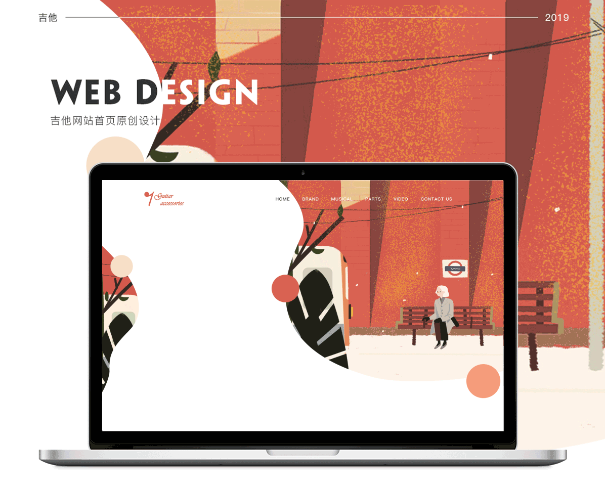 Guitar Website Display