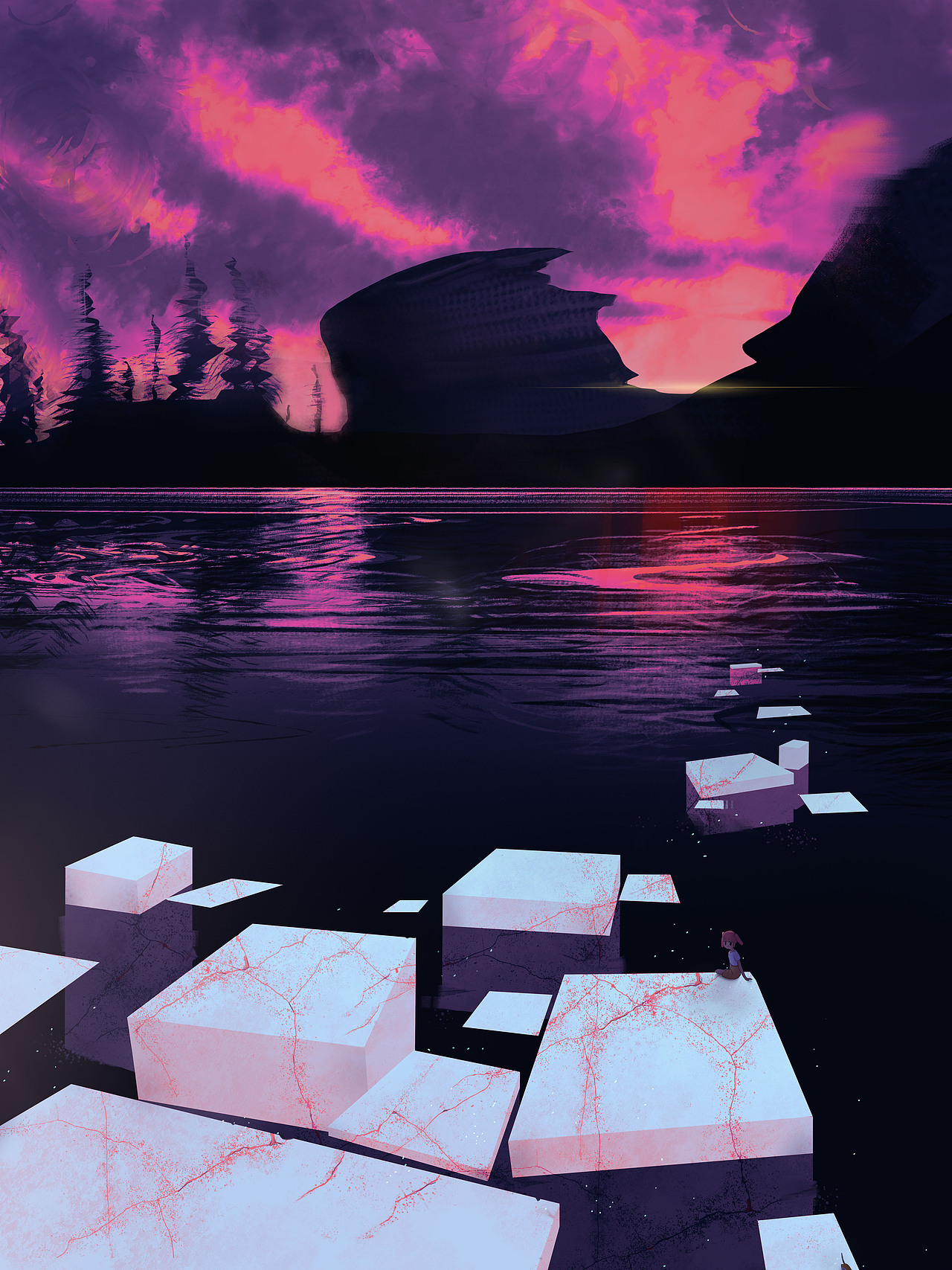 夢(mèng)中的星球（圖ZMjUwMDk2OTIw） - 創(chuàng)作習(xí)作 - 站酷設(shè)計(jì)師咸咸咸檸七原創(chuàng)素材 - 站酷ZCOOL