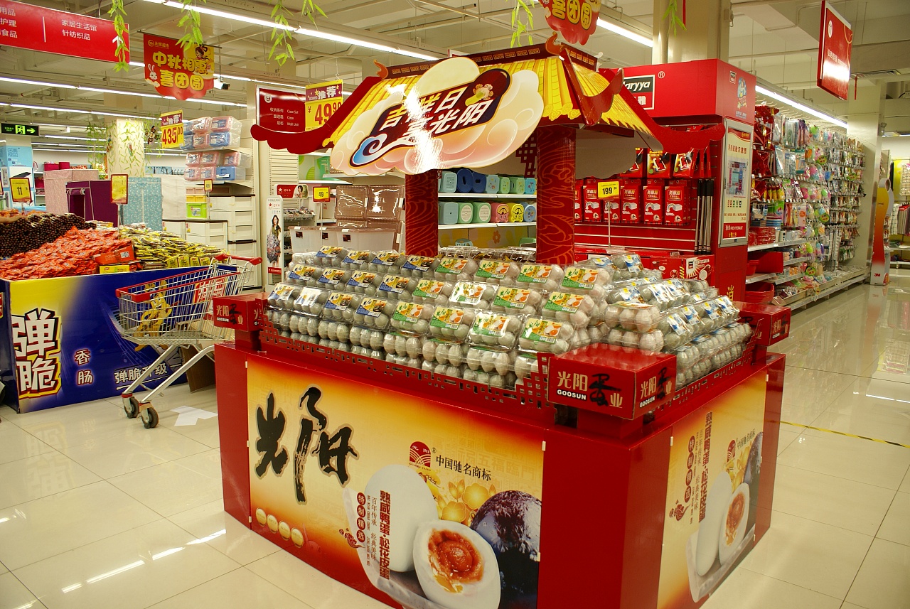 国内卖场陈列堆头,精彩案例陆续奉上