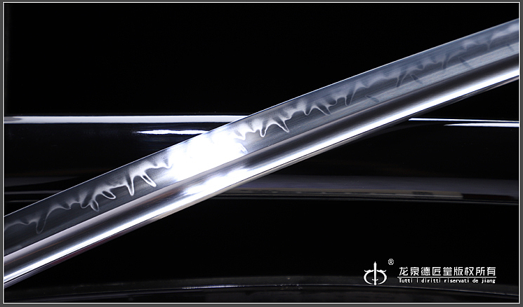 龙泉刀剑-风斩居合刀|T10钢烛火刃(DJ-1389)