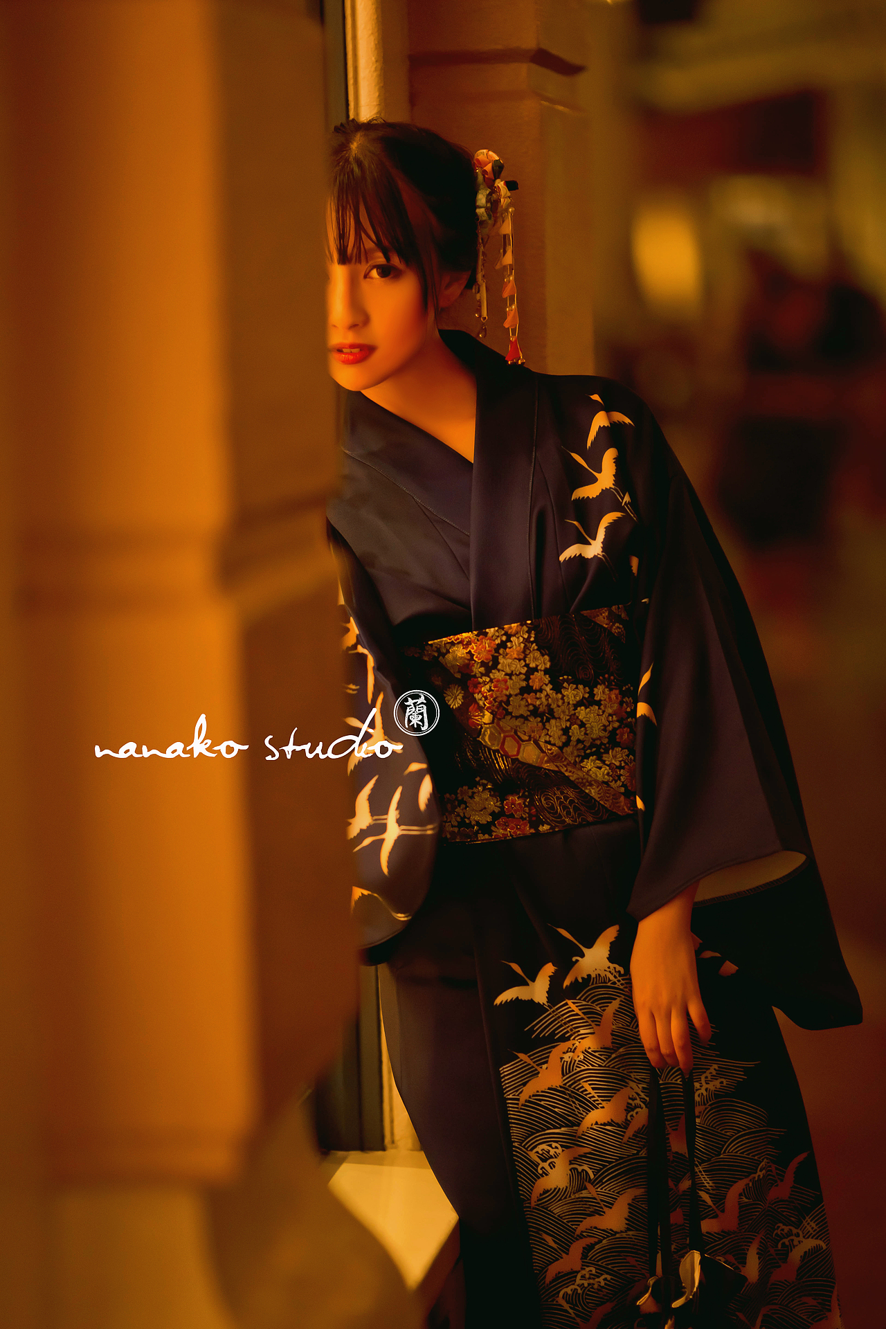 【和服•夜景】（图ZMTM4ODc4MjQ4） - 人像摄影 - 站酷设计师Nanako_Studio原创素材 - 站酷ZCOOL