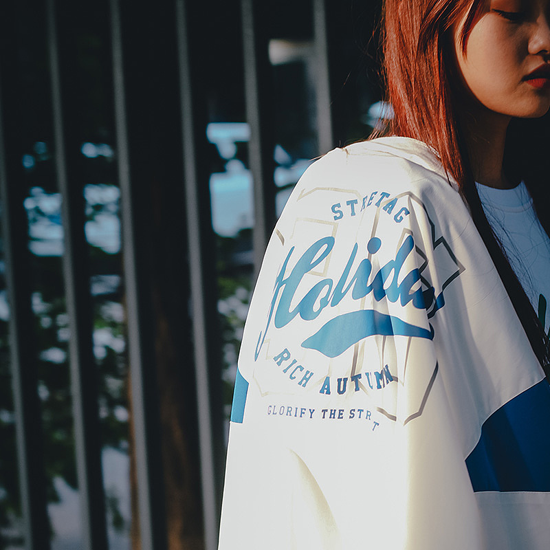 STRETAG思锐泰格潮流教练夹克外套