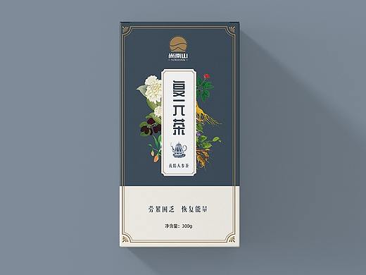 尚南山品牌组合花茶养生风格包装设计