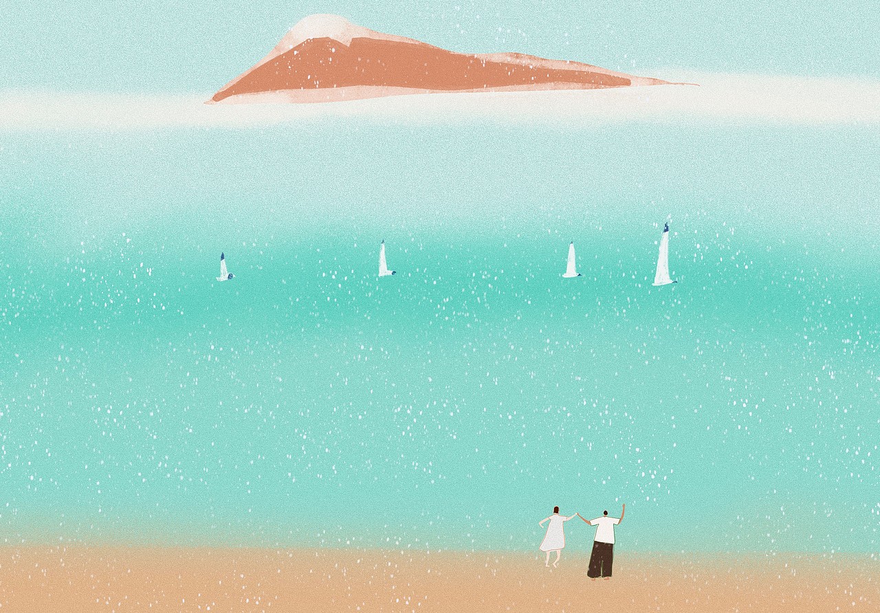 海边的下雪天-未完结（图ZMjg5ODAxNjYw） - 绘本 - 站酷设计师美人椒椒原创素材 - 站酷ZCOOL