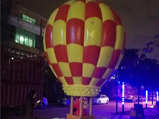 梦幻般的浪漫玻璃钢热气球主题公园广场雕塑美陈摆件