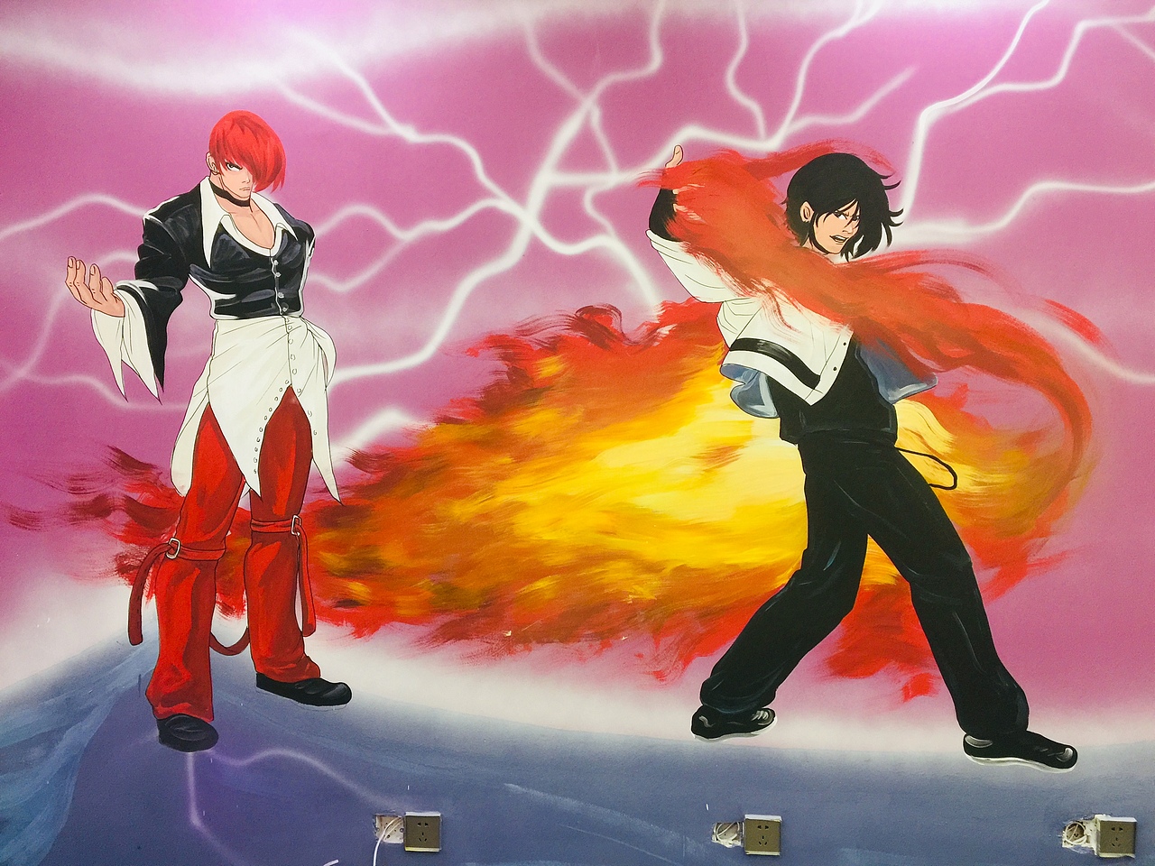 亳州墙体绘画墙画墙绘电玩案例欣赏（图ZMjAwNTI4NTg0） - 新锐潮流插画 - 站酷设计师泓志墙绘彩绘设计原创素材 - 站酷ZCOOL