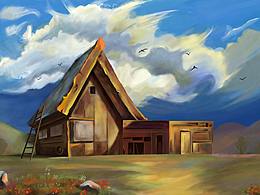 山边小屋
