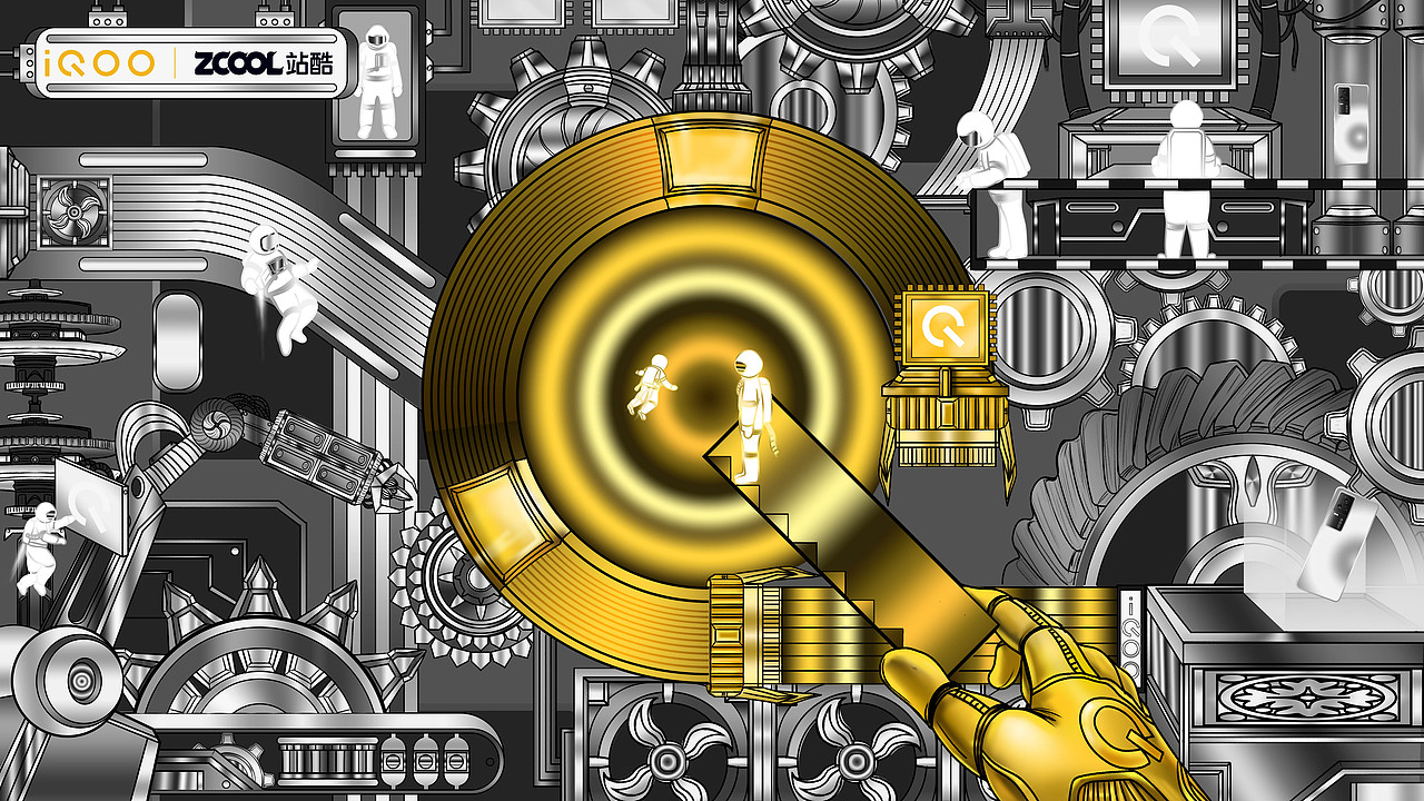 Q的强悍定义——探索未知（图ZMjUzNDQ1NDIw） - 海报 - 站酷设计师Z毛一原创素材 - 站酷ZCOOL