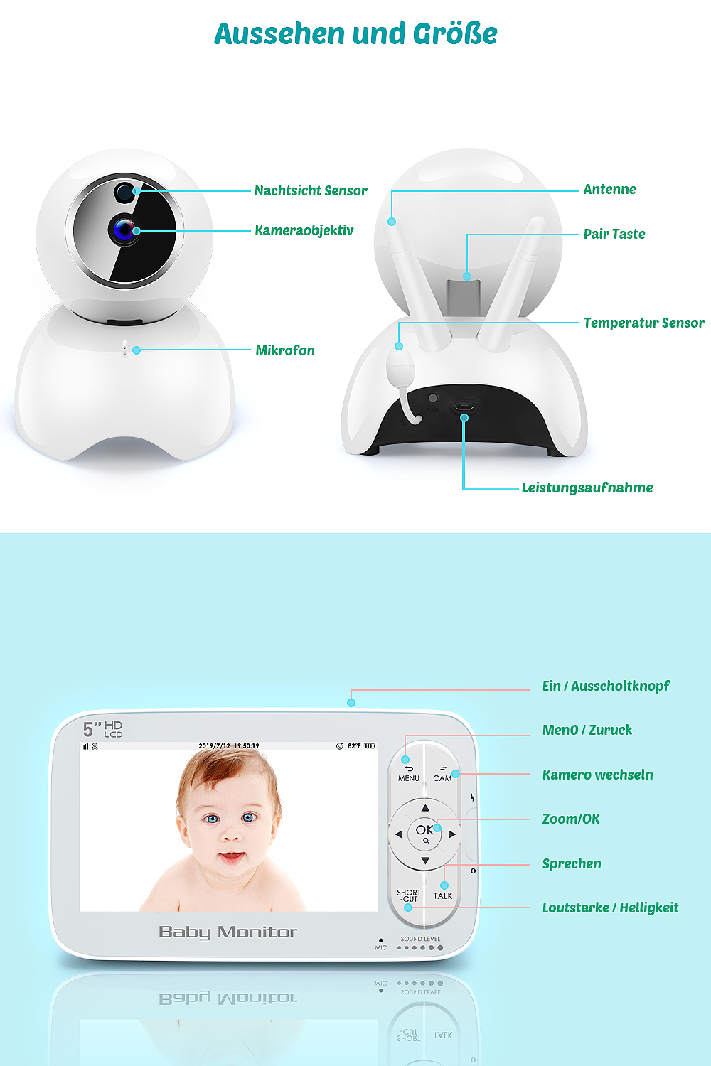 BM-101 婴儿监护器（图ZMjM0NDg5MjQ0） - 电商 - 站酷设计师甜辣稀粥原创素材 - 站酷ZCOOL