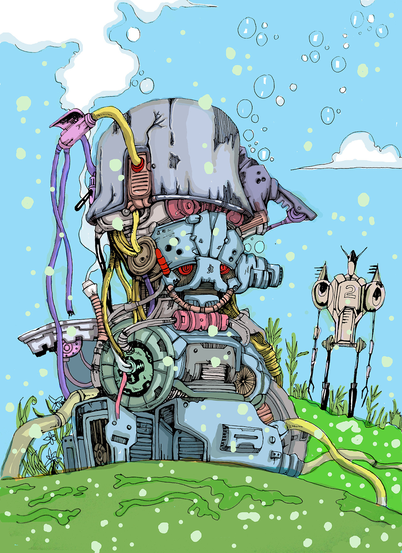 《幻彩》（图ZNDczNjQ4NA==） - 商业插画 - 站酷设计师对流层漂浮原创素材 - 站酷ZCOOL