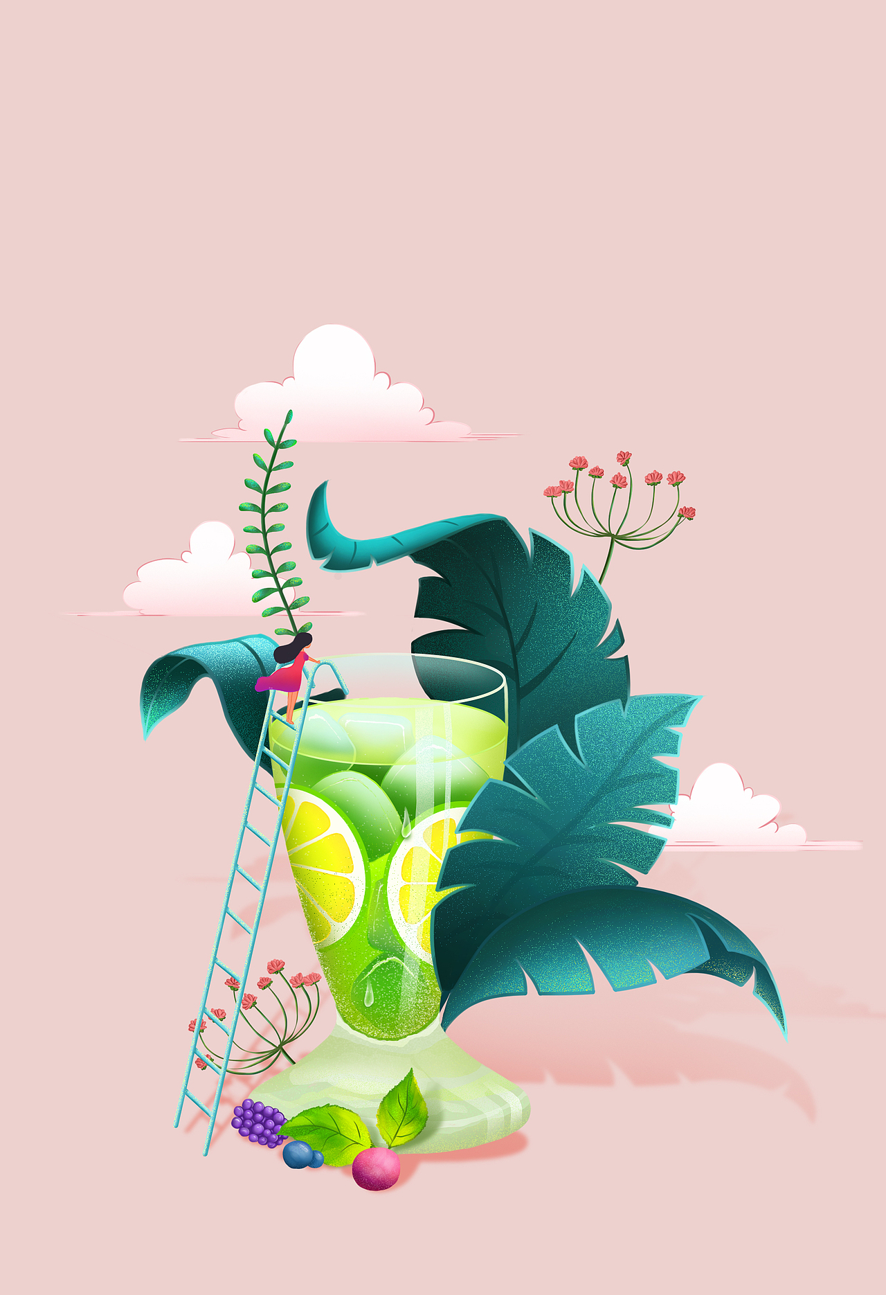 食物饮品（图ZMjgzMTg1Njgw） - 商业插画 - 站酷设计师插画师年年原创素材 - 站酷ZCOOL