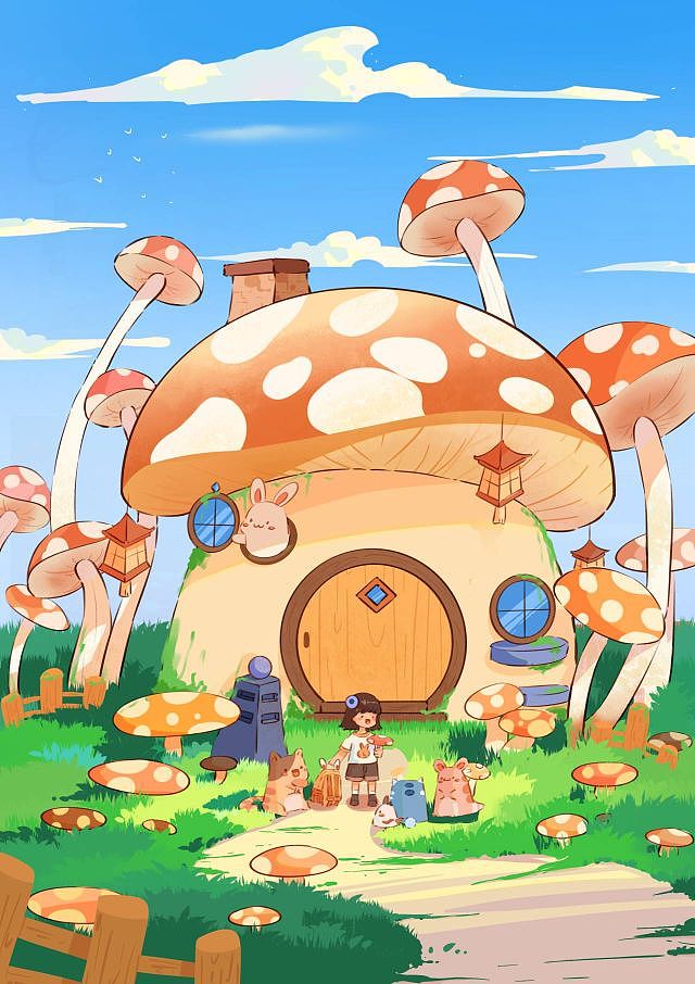 最近的几张画，治愈风～（图ZMzQ4Mzg2NzI4） - 创作习作 - 站酷设计师yankonh原创素材 - 站酷ZCOOL