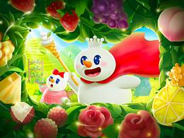 蜜雪冰城聯(lián)名天貓雙11海報(bào)