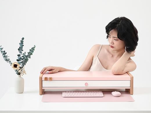 桌面收纳-显示器增高架/置物架