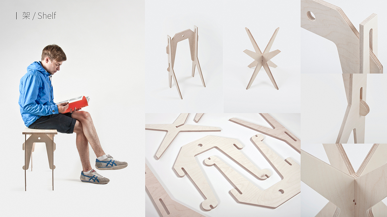 卡接组合家具合集（可用雕刻机实现）（图ZNDUyODA1ODg=） - 生活用品 - 站酷设计师StoneFred原创素材 - 站酷ZCOOL