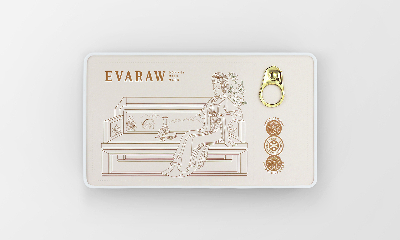 驴姥姥 驴奶粉和驴奶面膜包装设计