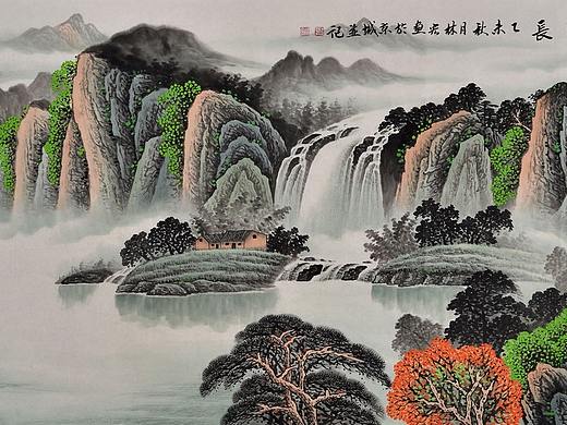 舒适的家中应当如何装饰?山水画闲适生活更有格调