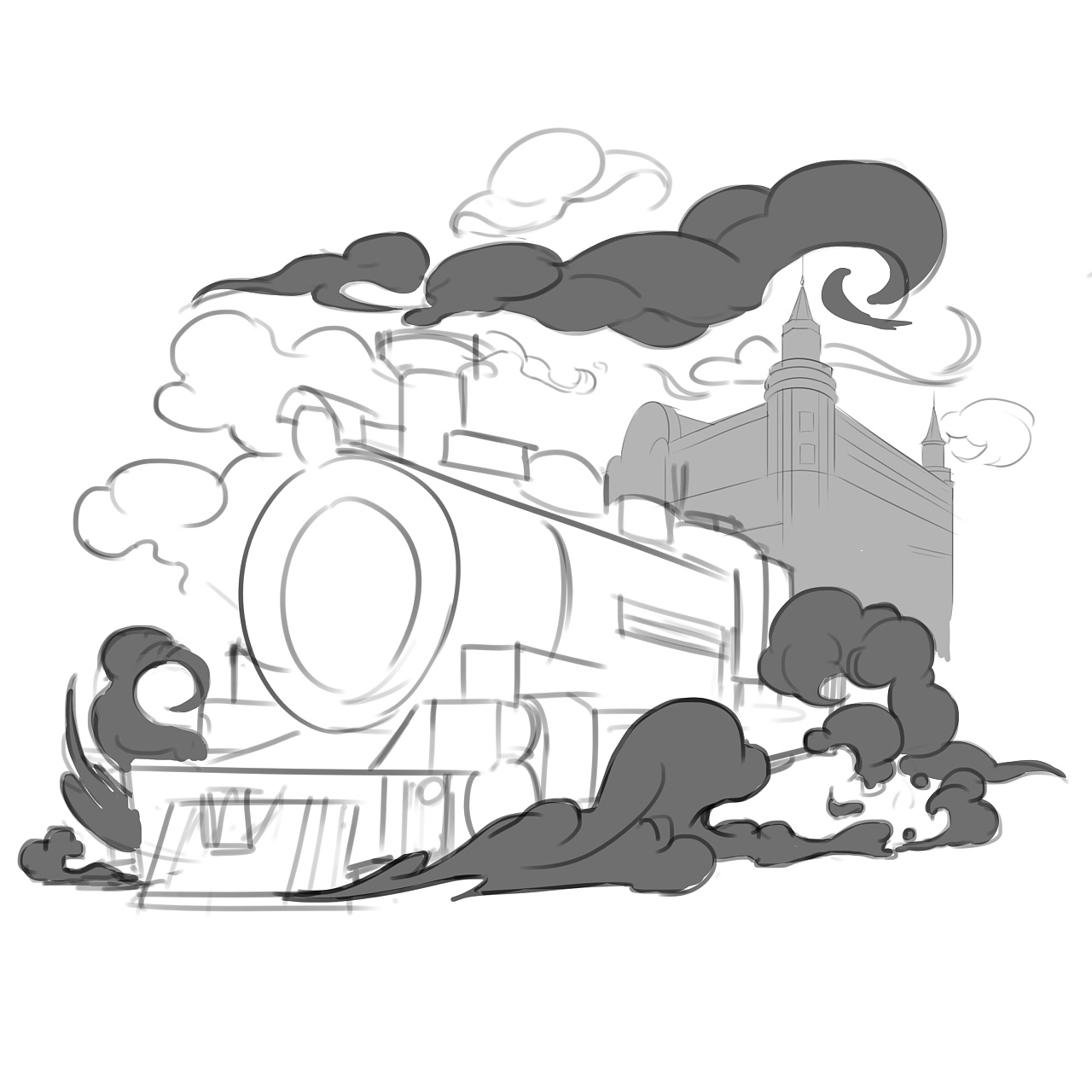 哈尔滨蒸汽火车