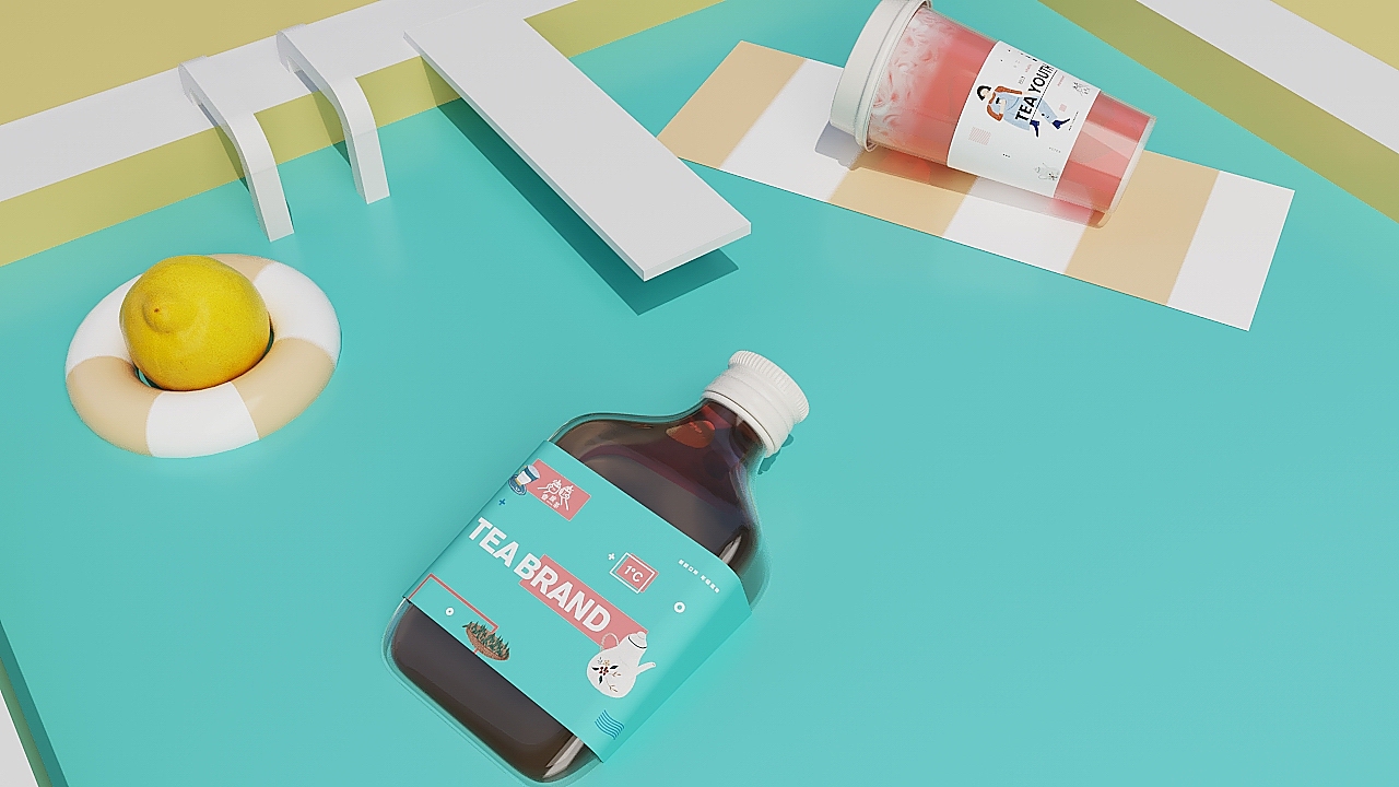 【一度茶】品牌设计。除了爱,什么都不添加。