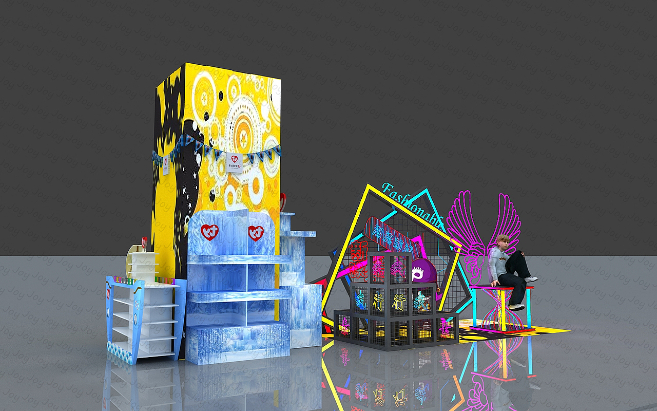 堆头打卡点（图ZMjU1ODcwNTA0） - 其他三维 - 站酷设计师P2h1原创素材 - 站酷ZCOOL