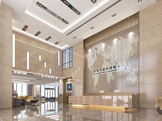 1992简约办公大厅 接待大厅