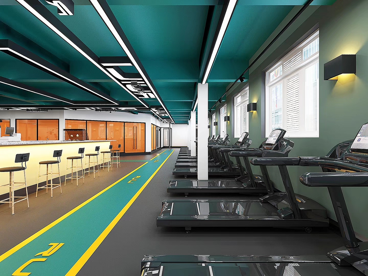锐力健身会所（图ZMTg3OTkzNTQ4） - 家装设计 - 站酷设计师靖煜怒那原创素材 - 站酷ZCOOL