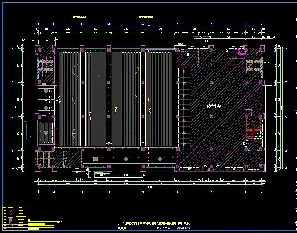 学校餐厅平面图